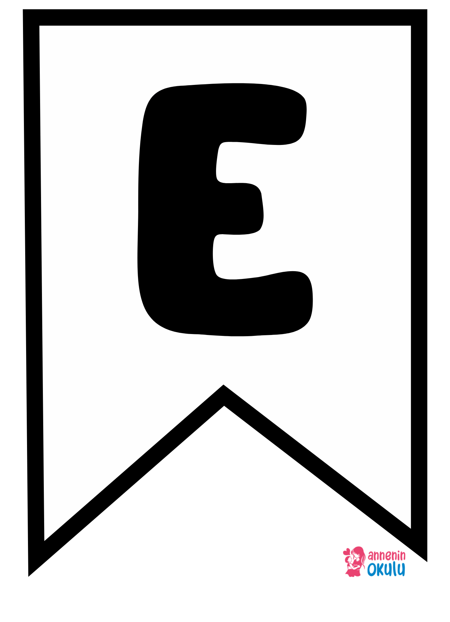 Emanetin Emin Ellerde Banner Pano Yazısı - Annenin Okulu