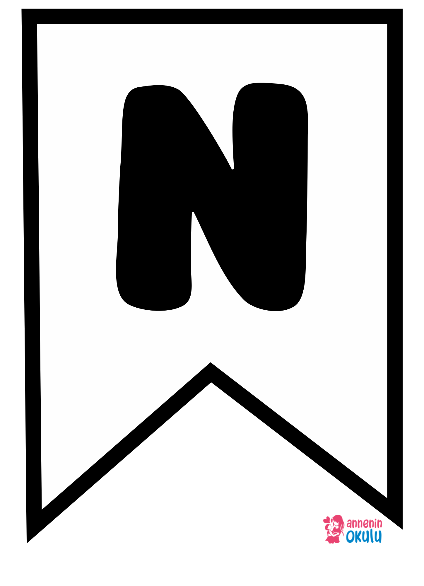 Emanetin Emin Ellerde Banner Pano Yazısı - Annenin Okulu